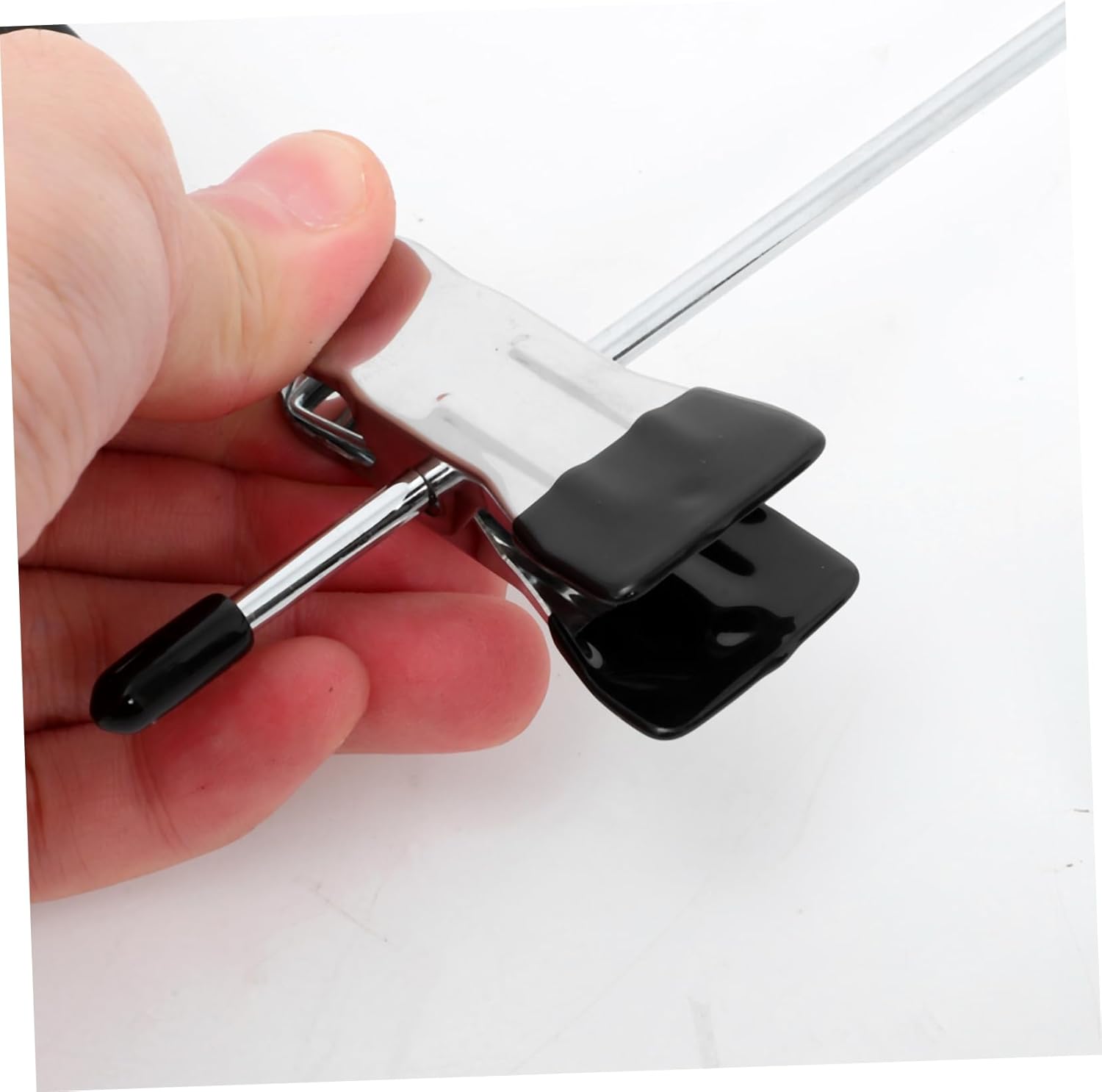 Luxshiny 4pcs Pants Hangers Clips Rotatable Skirt Hangers High Manganese Steel Closet Organizer and Storage