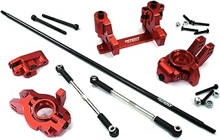 Integy RC レッド リアホイール ステアリング 変換キット Arrma 1/7 無制限全ロード車両用