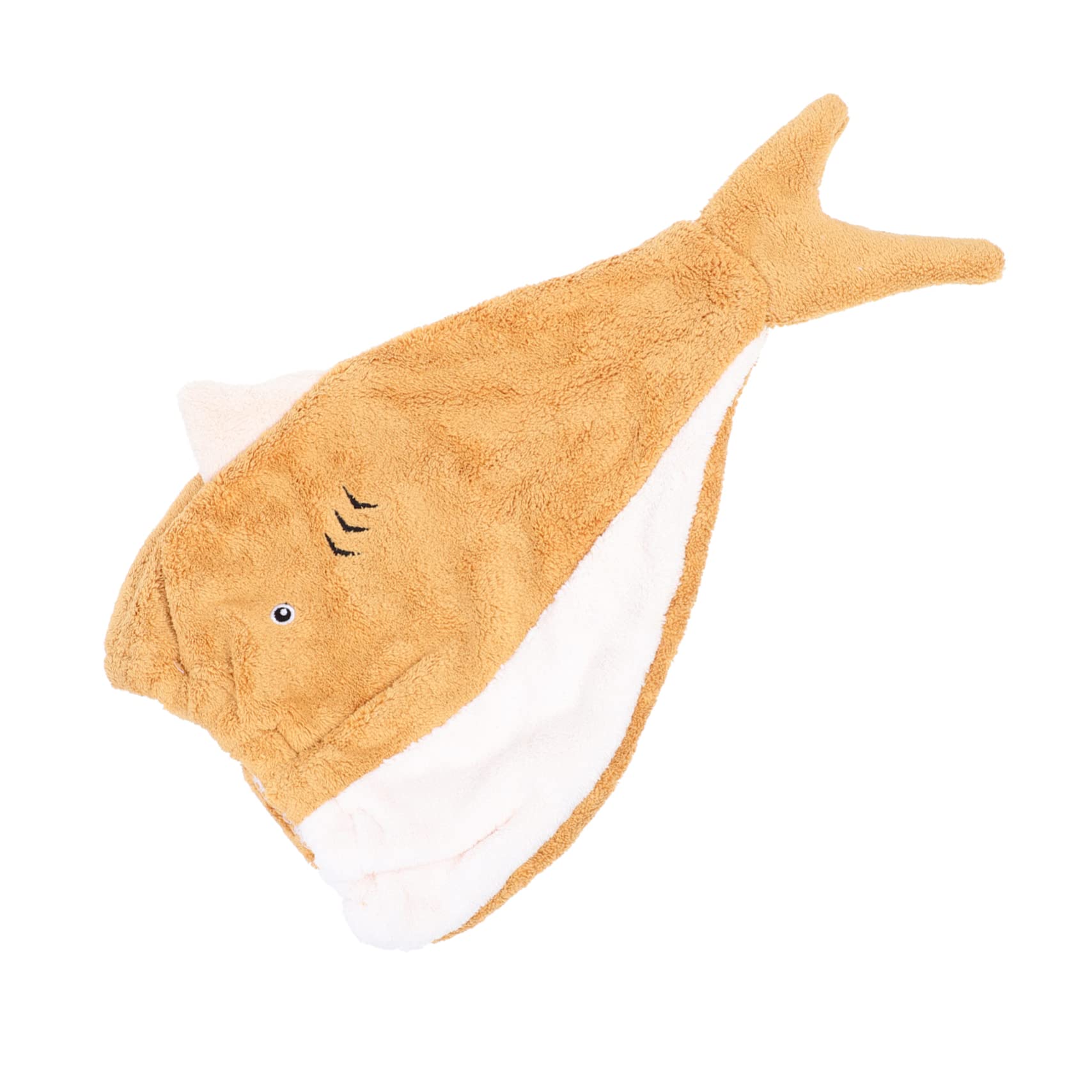 Ipetboom Cartoon Hair Drying Towel Cap for Soft Coral Fleece Water Absorbent Hat with Elastic Band Quick Drying Head Wrap for Comfortable and Durable Hair Turban