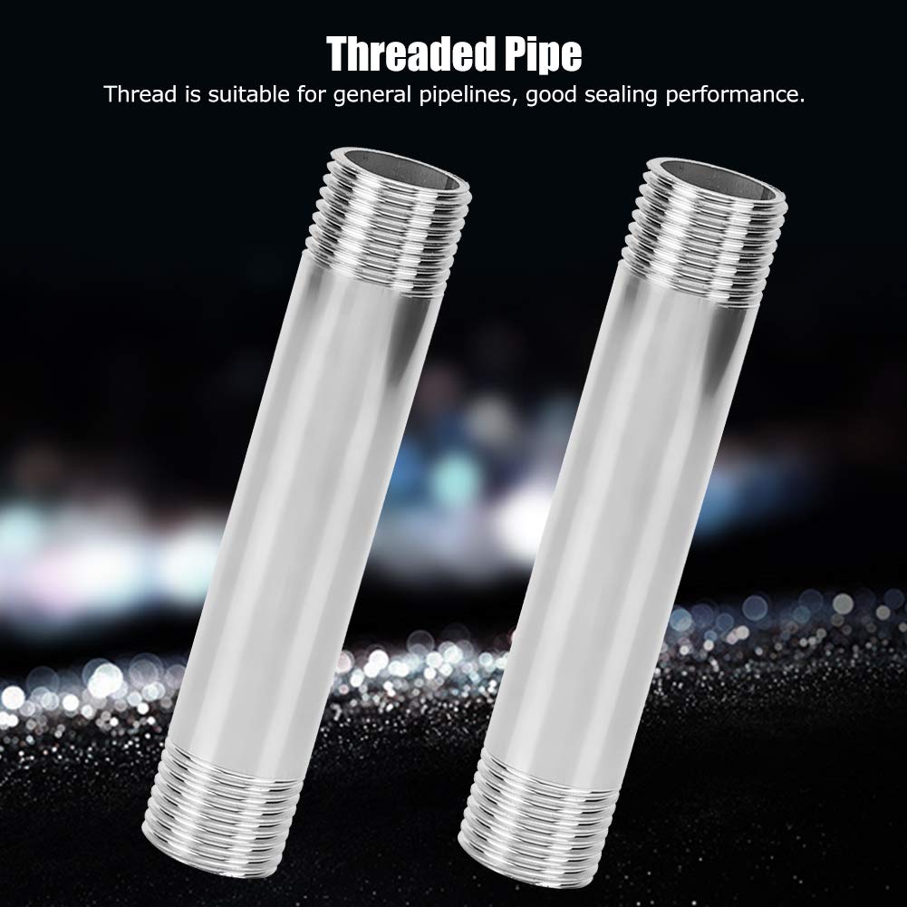 Fitting Filettato In Acciaio Inox Doppio Capezzolo Tubolare Con - Foto 5