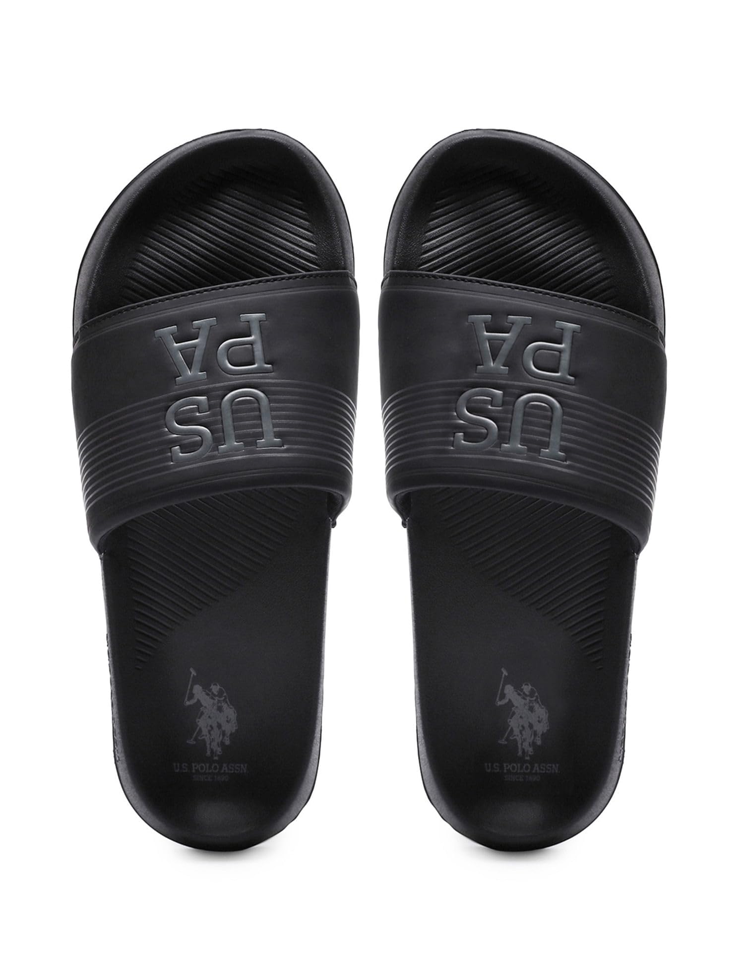 U.S. POLO ASSN. Men BEESLEY 6.0 Black Slider-(UK8)(US9(2FD24791Z01) (B0D8BR86GV) Amazon Price History, Amazon Price Tracker