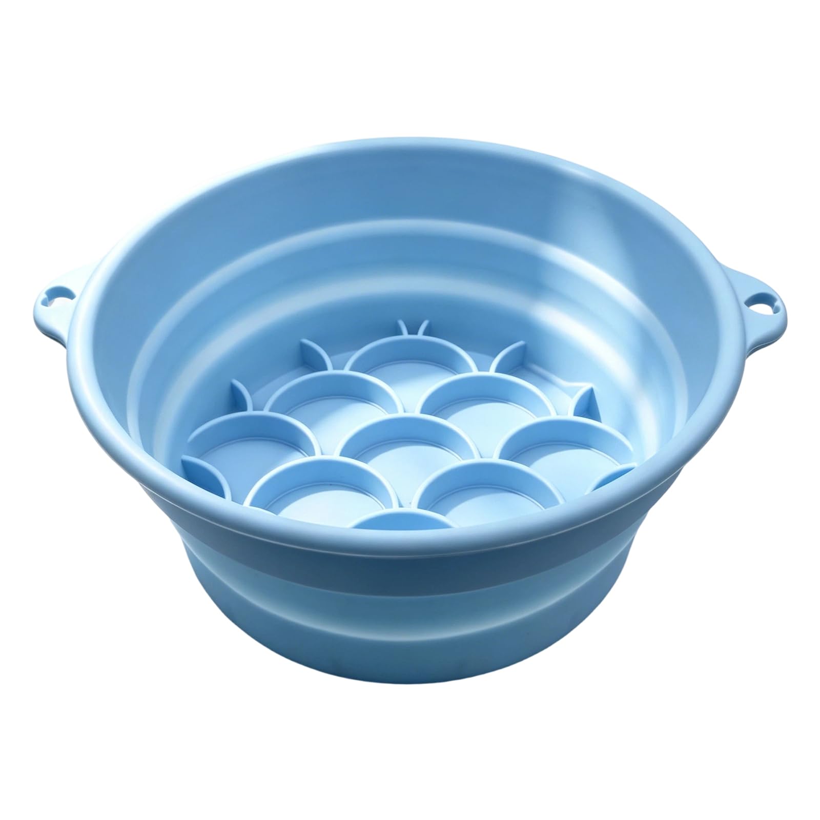 NMFLAB Silicone Ice Cream Maker Bowl Compact Design for Picnics and Camping Thin Foldable Sink
