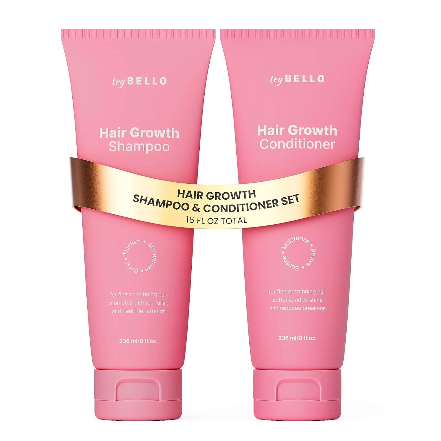 Trybello Hair Growth Shampoo & Strengthening Conditioner Set | with DHT