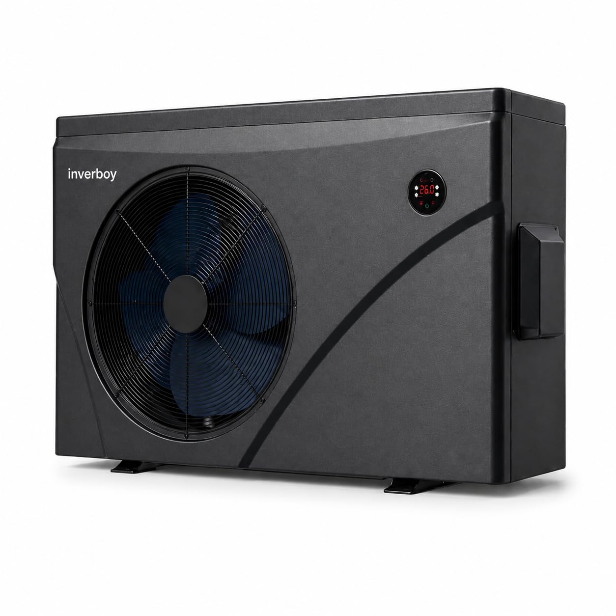 Inverboy Bomba de Calor para Piscina con WiFi, Clase Energética A, Funcionamiento Desde 0 °C, Modelos de 7 kW a 18 kW (7, Kilovoltios)