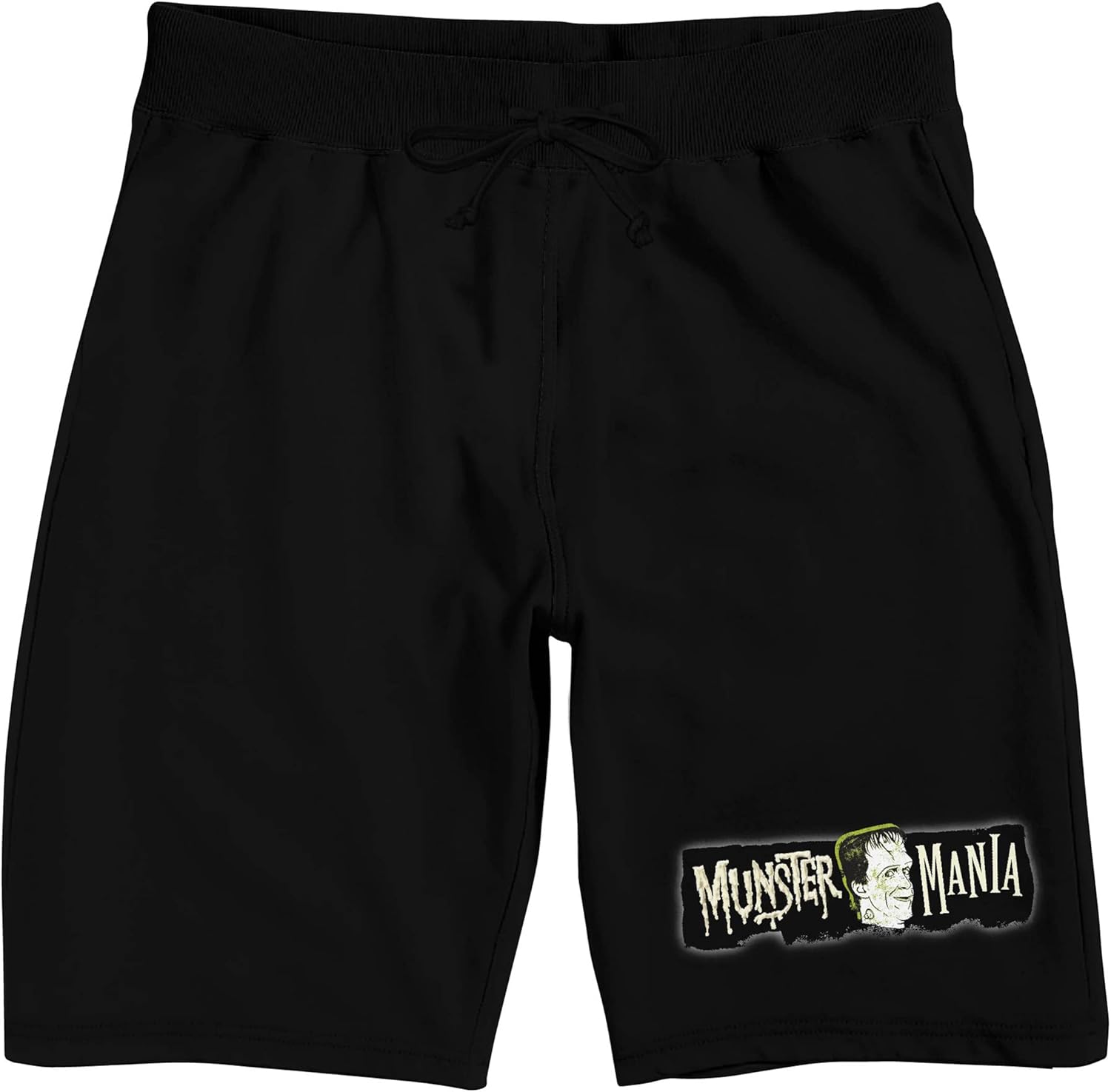 Bioworld The Munsters Munster Mania Men's Black Sleep Pajama Shorts
