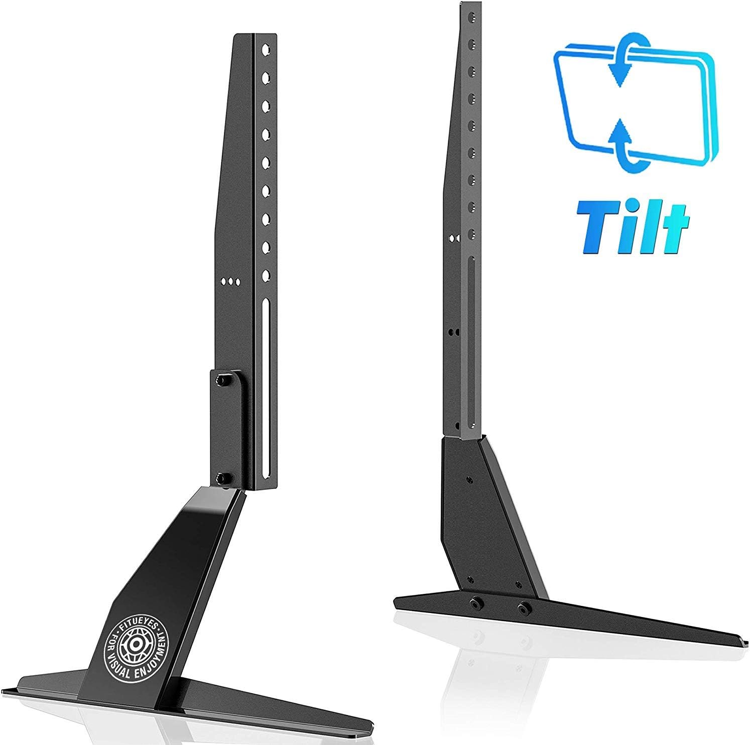 FITUEYES Universal Tabletop TV Stand Base for 23-42 inch LCD LED HD Plasma Flat Screen TV TT04701MB
