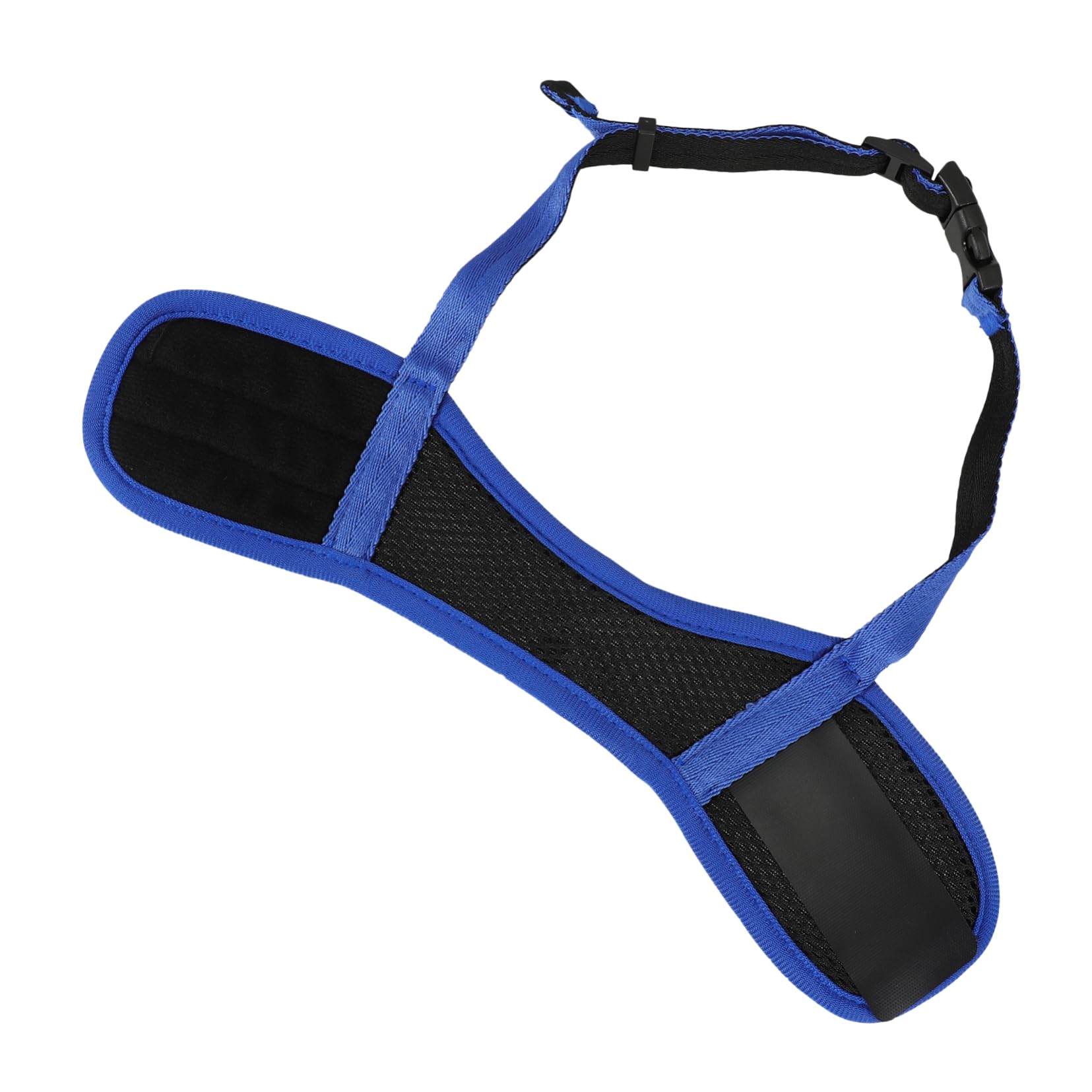 HOLIDYOYO Adjustable Muzzle Dog Muzzle Pet Supplies Pet Dog Puppy Puppy Mouth Cover Walking Doggy Mask -Barking Doggy Mask Blue Breathable Mesh