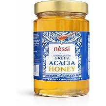 Nessi Greek Acacia Honey Pure Mediterranean Honey 16 oz / 454g