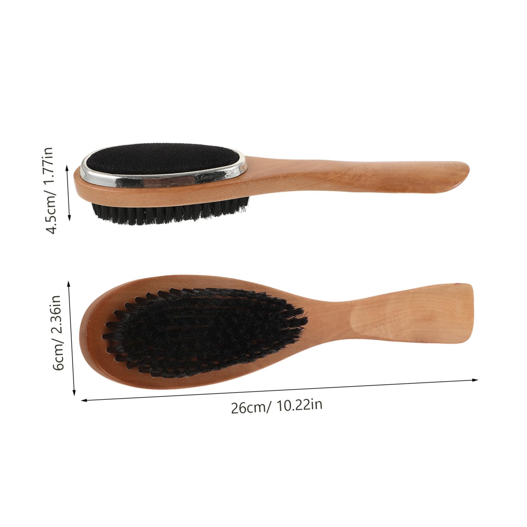 LIFKOME 5piezas Cepillo De Madera para Limpieza De Zapatos y Herramienta De Pulido Cerdas para Cuidado De Calzado y Muebles