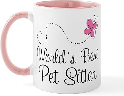 Miniatura 7 de CafePress Pet Sitter (Worlds Best) - Taza de café de cerámica, taza de té, 11 onzas