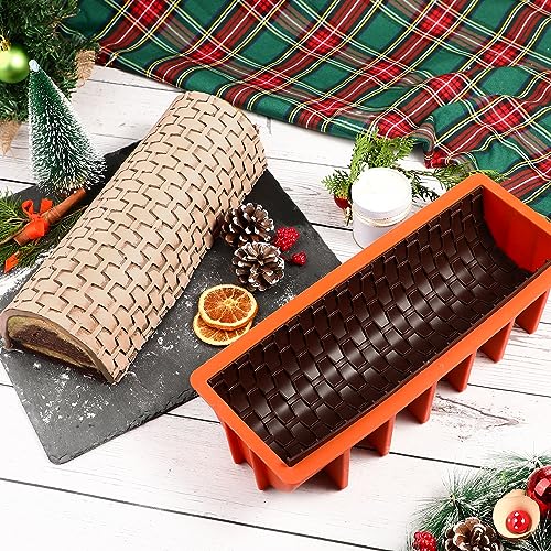 Moule Moule Buche de Noel 30cm Silicone Souple Finition Parfaite webake