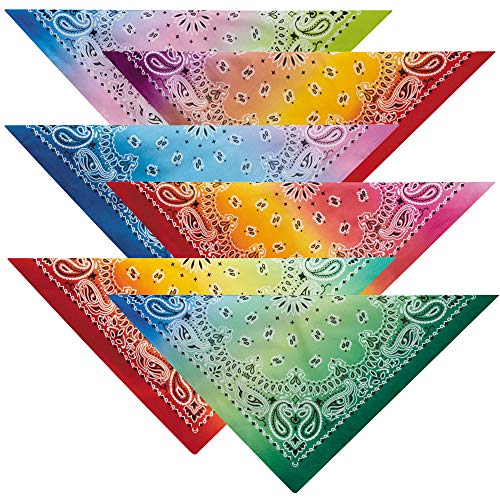 Aria Green/Orange Paisley Bandana - Case Of: 1; #TOP25
