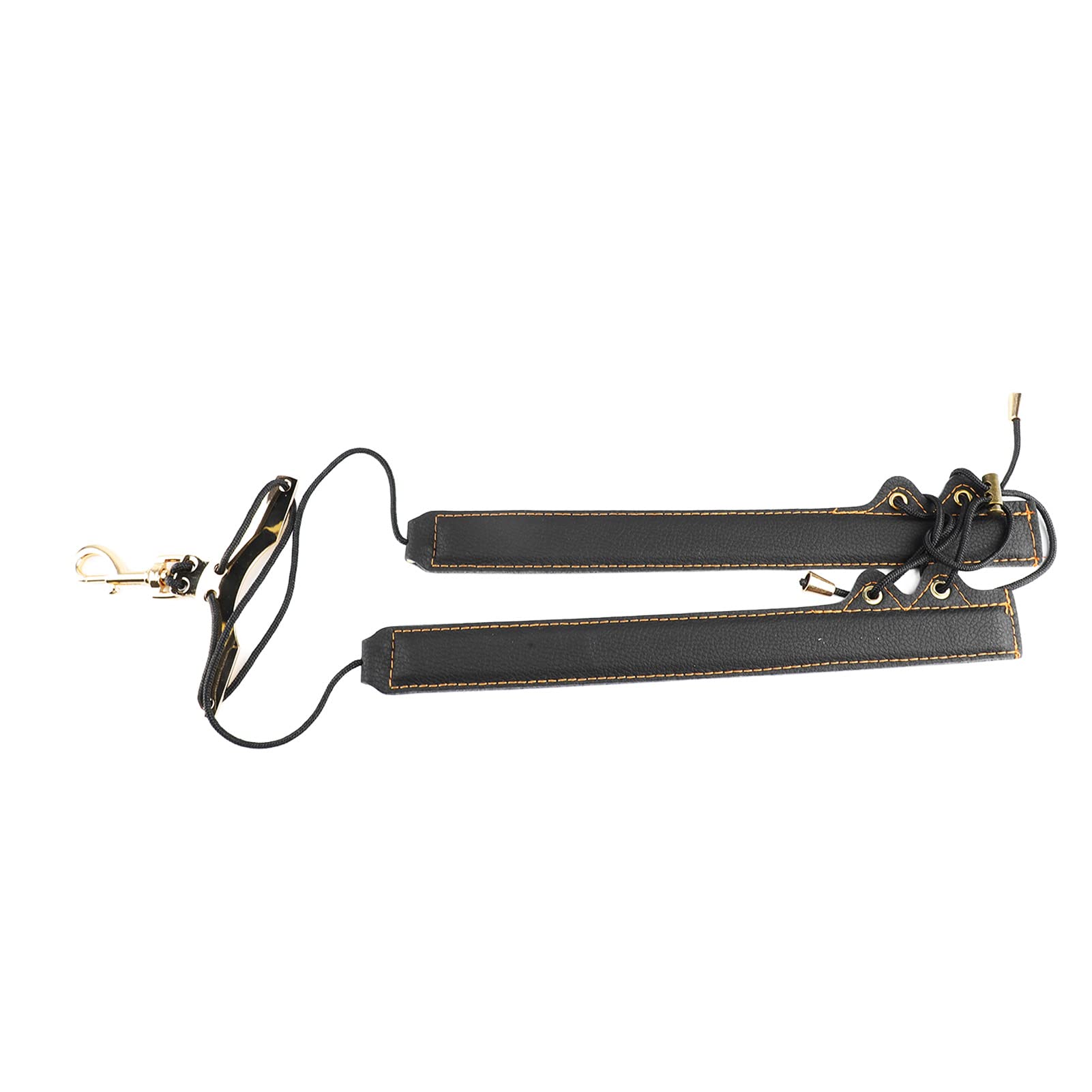 Tracolla regolabile per sassofono Comodo supporto per spalla imbottito per sassofono Oboe Clarinetto Fibra di poliestere Resistente 11,81 pollici
