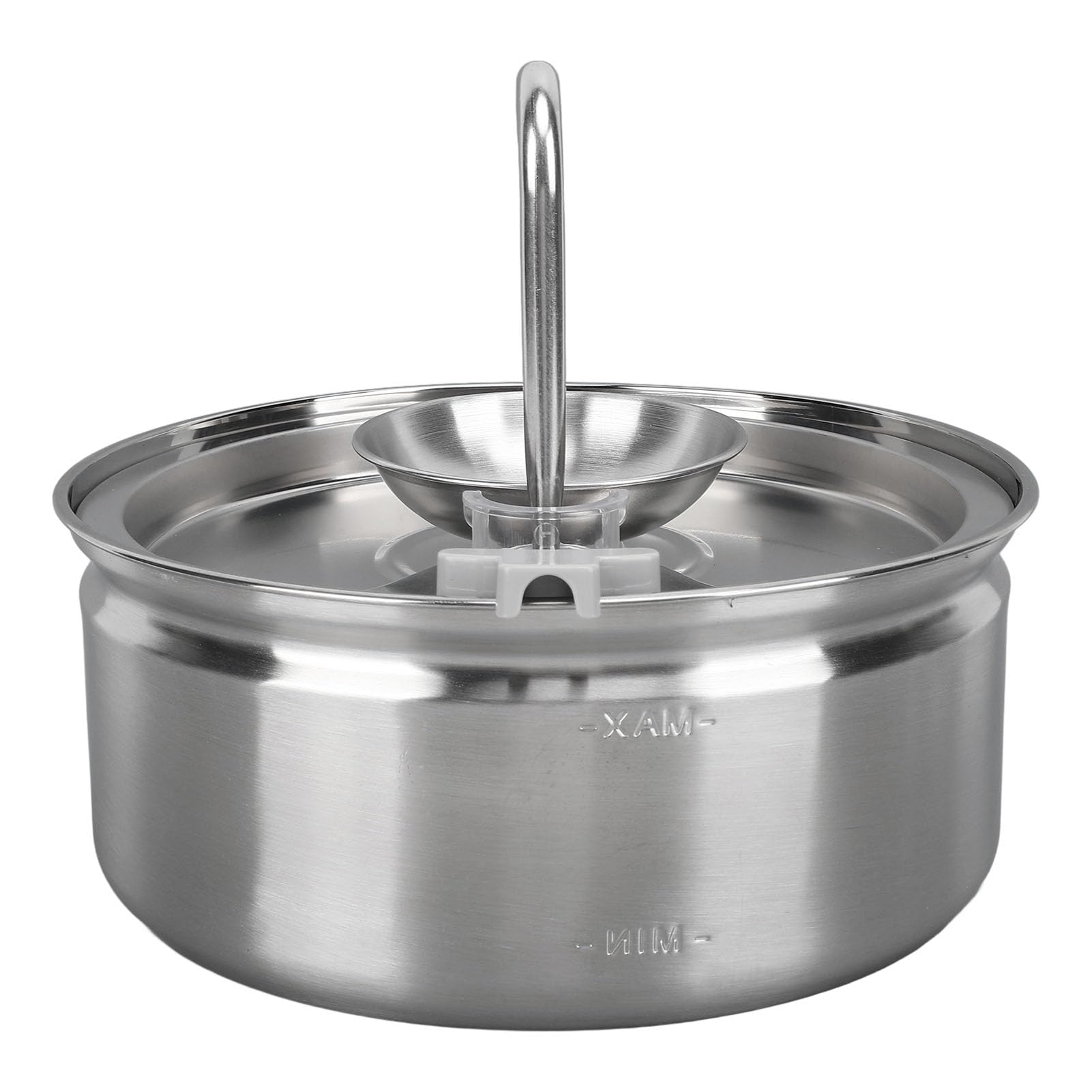 Fuente de Agua para Gatos de Acero Inoxidable, dispensador automático de Agua para Mascotas, Fuente de Agua para Perros de 3,2 L con circulación silenciosa y Ventana, para Gatos y