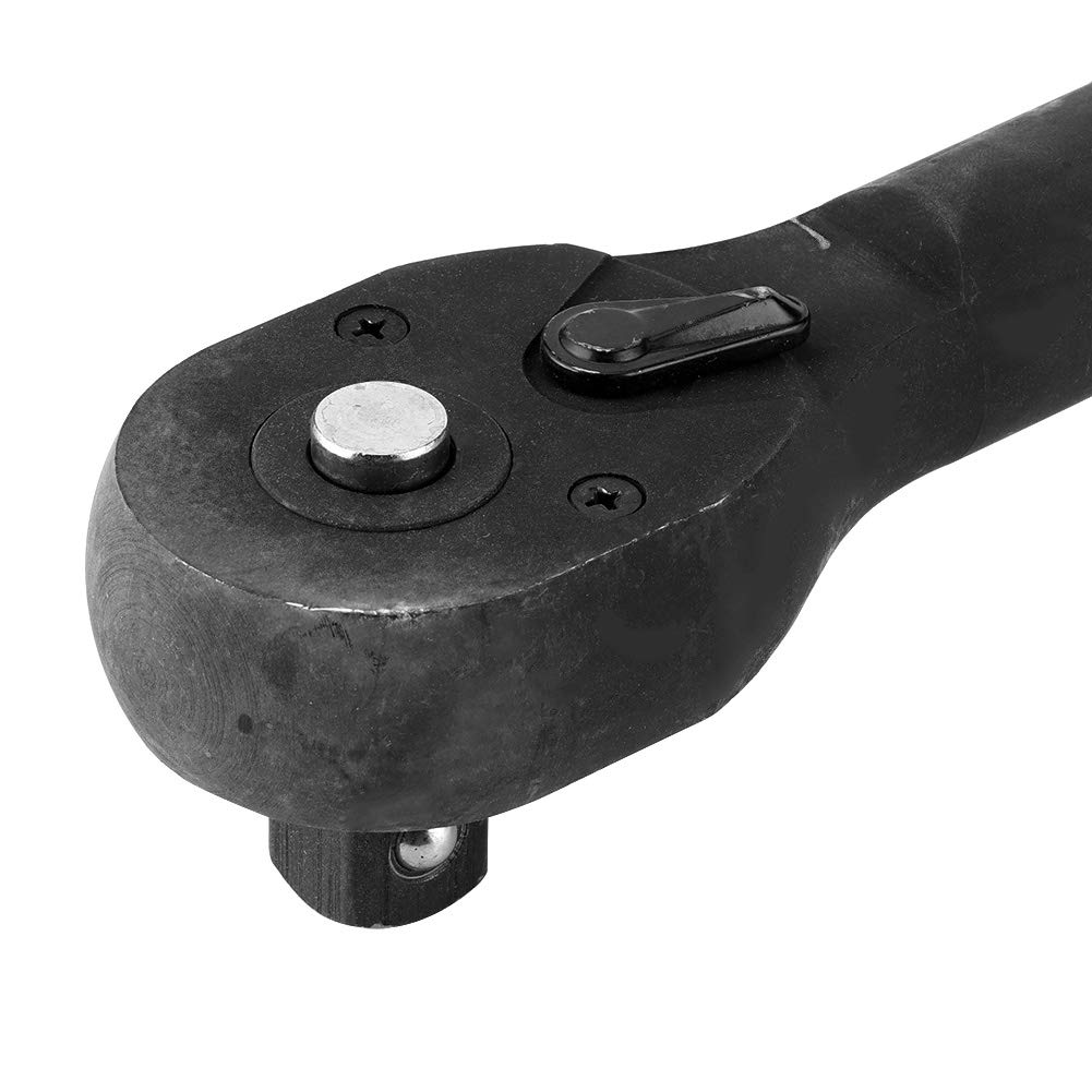 SIXRUN Llave de Tubo de Trinquete de Alta Resistencia, Liberación Rápida con Antideslizante, Herramienta de Reparación de Automóviles Ideal para Mecánicos y Entusiastas del Bricolaje (3/4 pulgada)