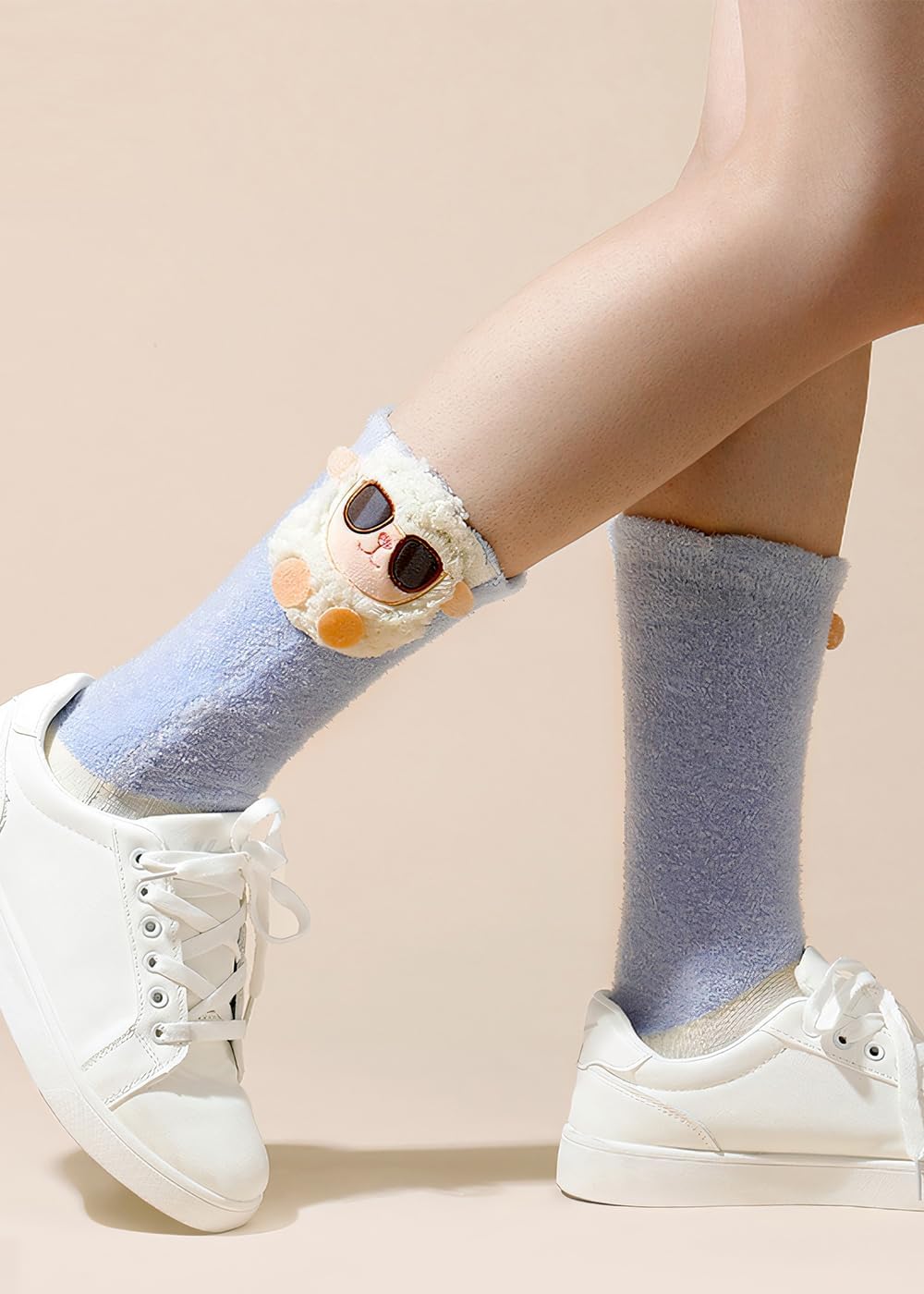 Heated Socks for Kids and Women - Boys and Girls Cute Electric Heating Socks,Upgraded 4000mAh Battery Pack (Not Ski Socks) (Blue for Women Adult, S/M)