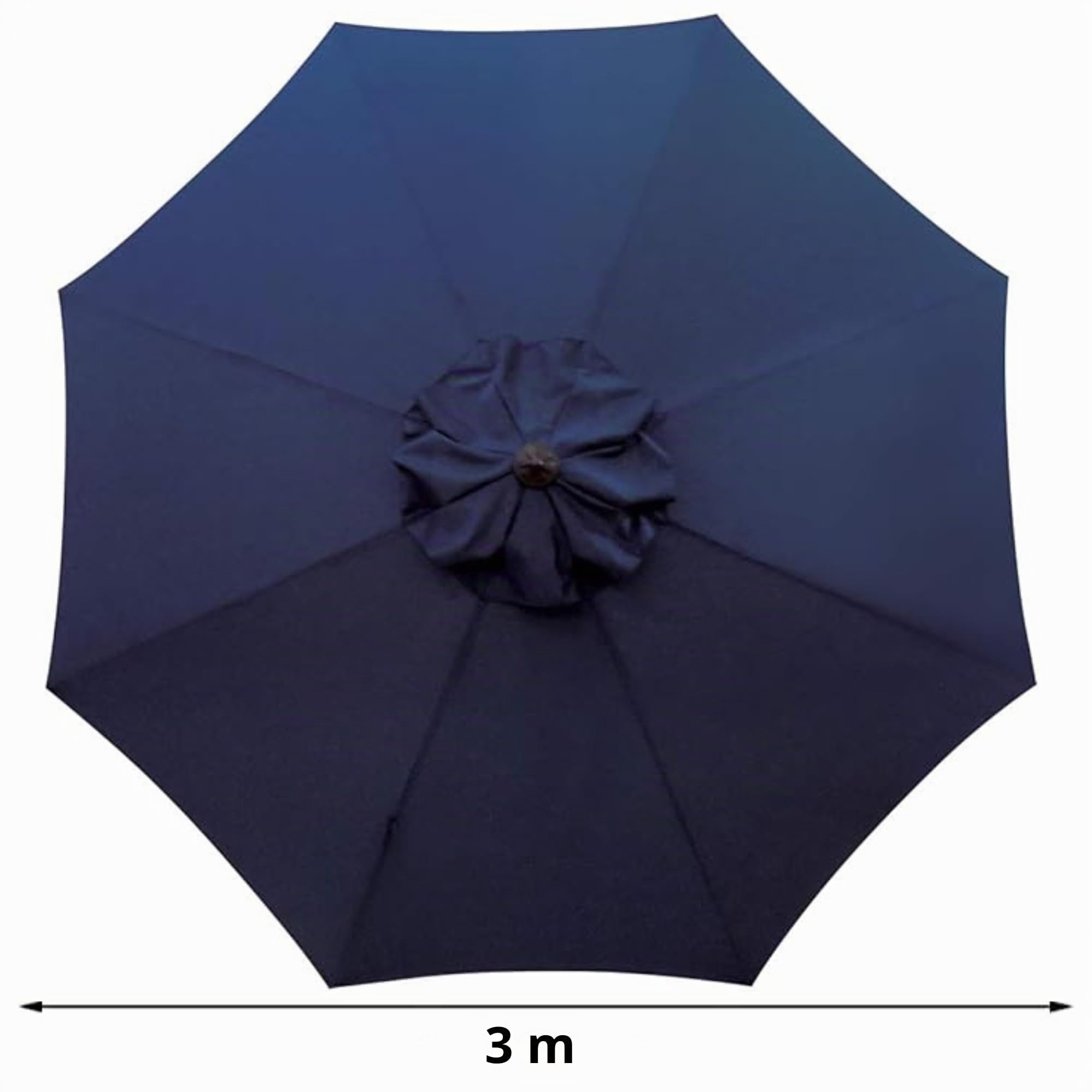 Tela Sombrilla 8 Varillas 3 Metros. Recambio Sombrilla 8 Varillas 3 Metros Resistente Y Grueso. Repuesto Parasol 3m Para Sombrillas De Terraza.