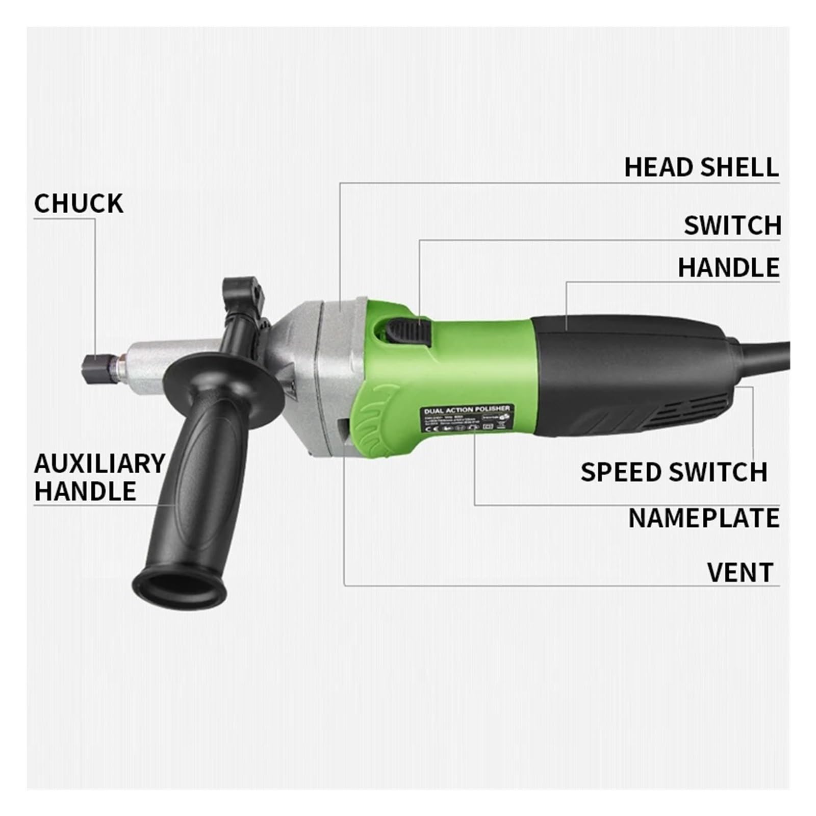 Amoladora recta, amoladora con control de velocidad, amoladora eléctrica de metal, amoladora de acero inoxidable, máquina trefiladora de alambre Para bricolaje