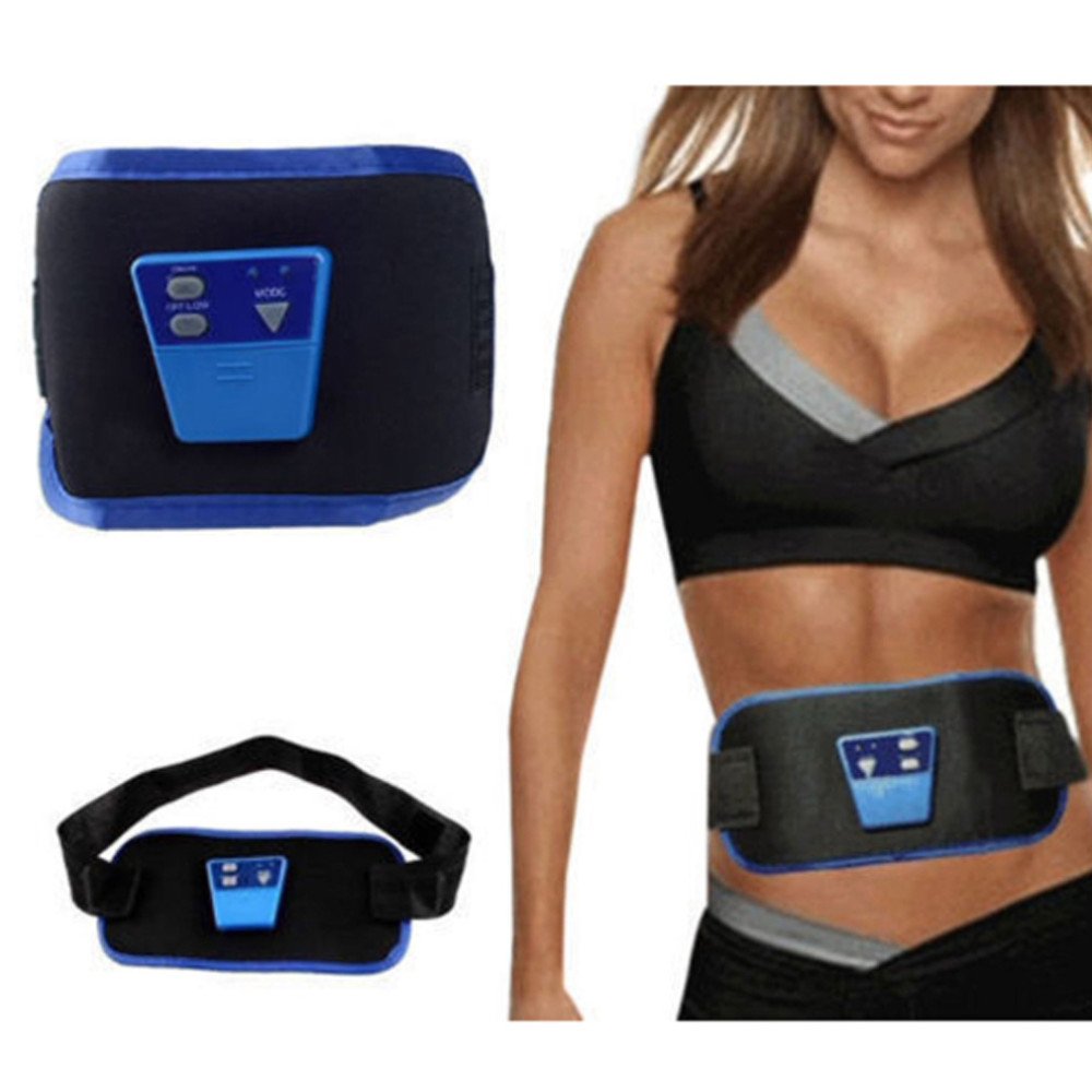 Lowest Price! 1 Uds cuerpo electrónico AB Gymnic músculo frontal brazo pierna cintura masaje Abdominal ejercicio tonificación cinturón Slim Fit