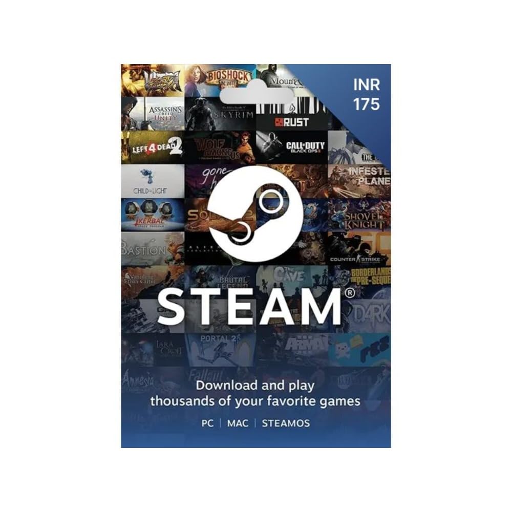 INR 175 Steam Wallet Code by Games for Geeks (Digital Code- Email Delivery within 2 hours) ( Digital Delivery) (B0C6QP75X7) Amazon Price History, Amazon Price Tracker