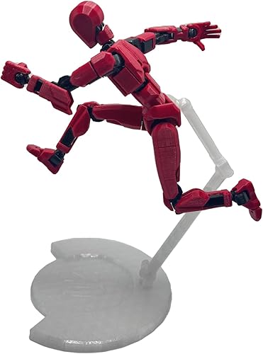 Miniatura 9 de Figura de acción Dummy20 impresa en 3D de 8.1 pulgadas, juguete mecánico movible de cuerpo completo, múltiples accesorios, decoración de escritorio