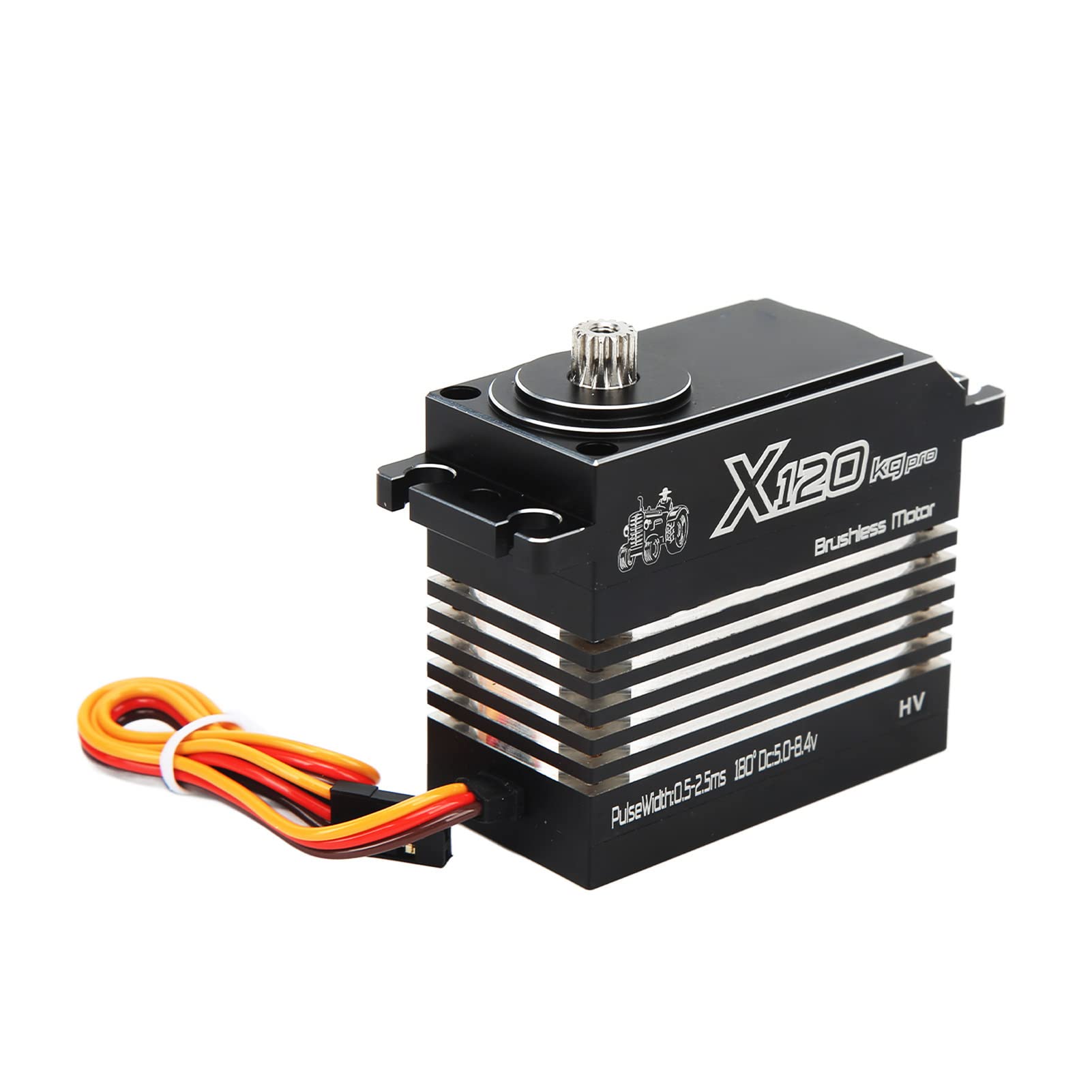 Servo digital de alta torsión de alta torsión de alta velocidad de 120 kg de alta velocidad para un bote de robot de automóvil 1/5 1/6 RC RC