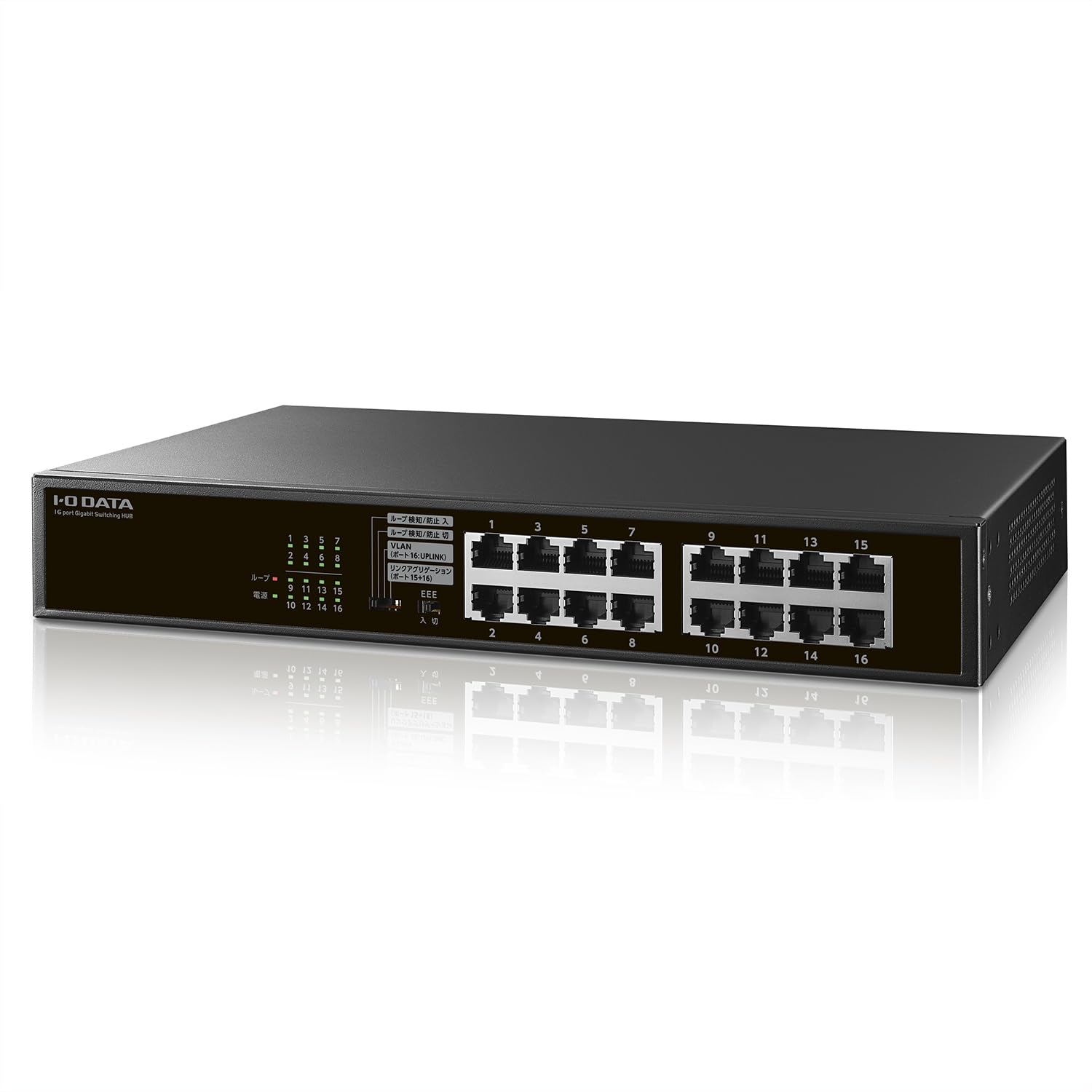 IODATA16ポート スイッチングハブ ギガビット対応 ETG-ESH16LM Amazon | IODATA 16ポート スイッチングハブ ETG-ESH16LM | Gigabit