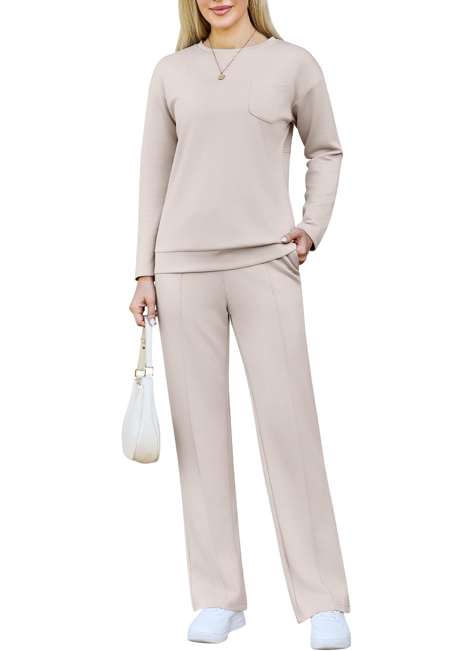 difficort Lounge Sets for Women 2 Piece Outfits Summer Casual Tracksuit