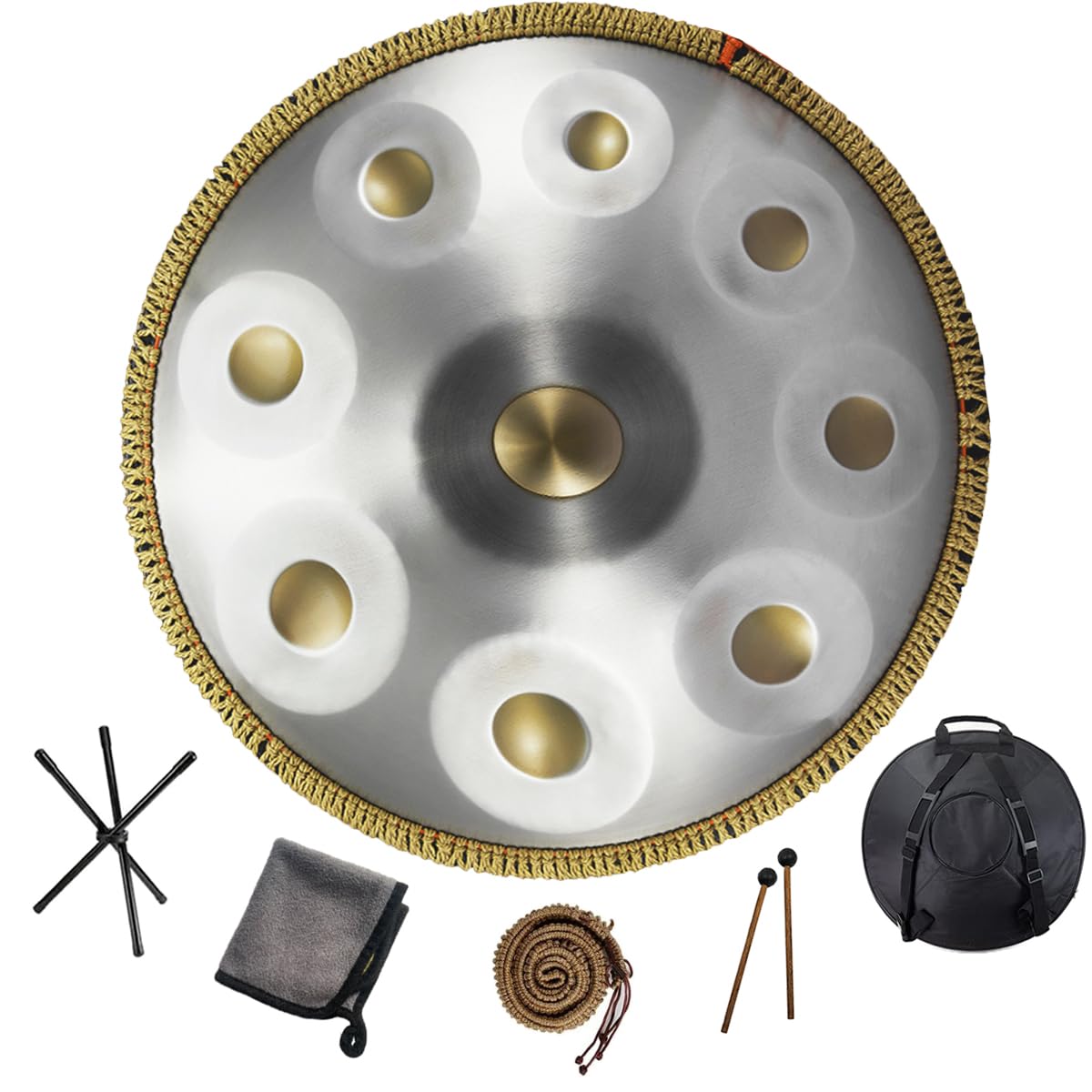 Amazon.co.jp: KoKoty HandPan Drum 440hz/432hz ハンドパンドラム ニ 
