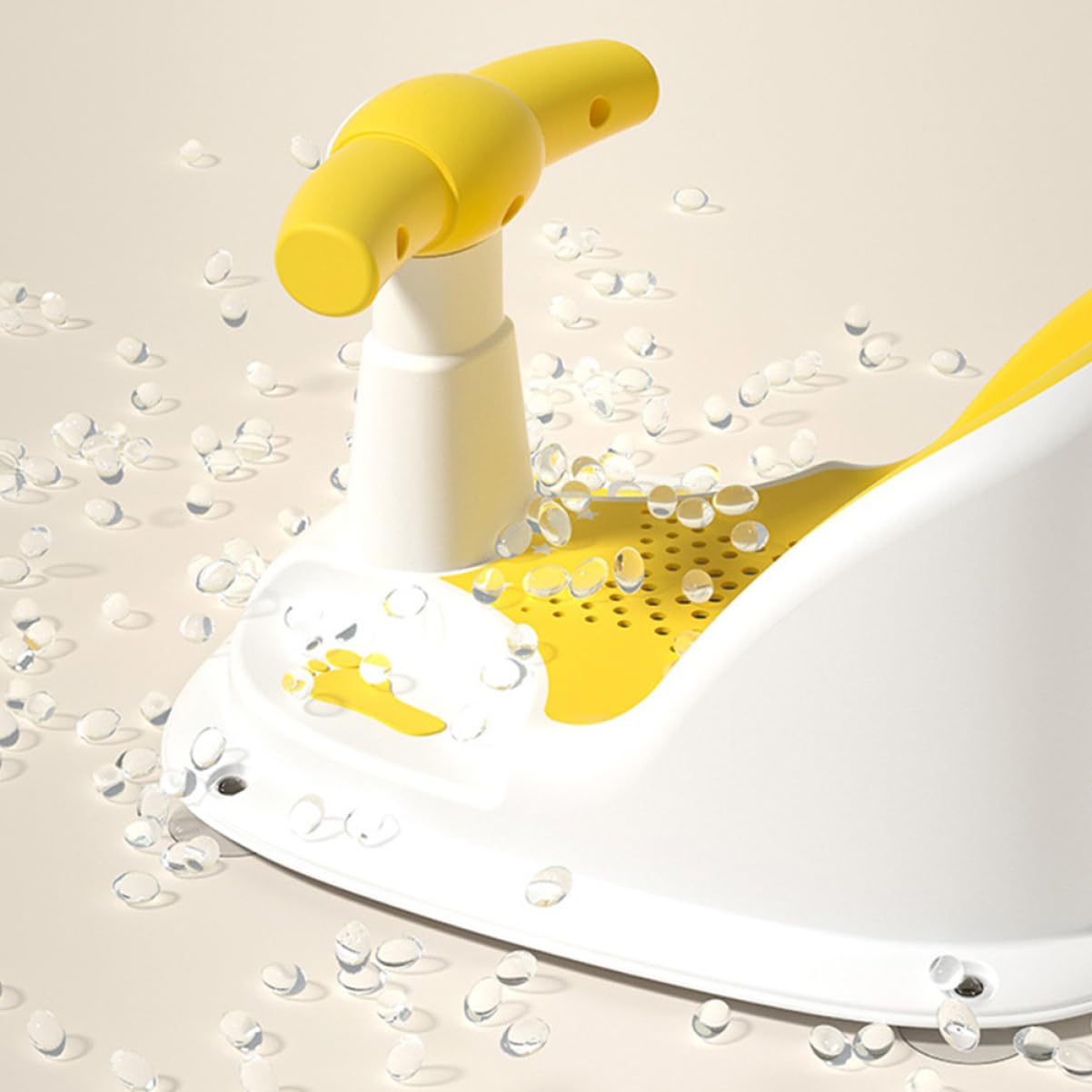 ifundom Asiento de Baño para Niños Pequeños Soporte Cómodo y Material Plástico Antideslizante Adecuado Baño Seguro de Bebés y Recién Nacidos