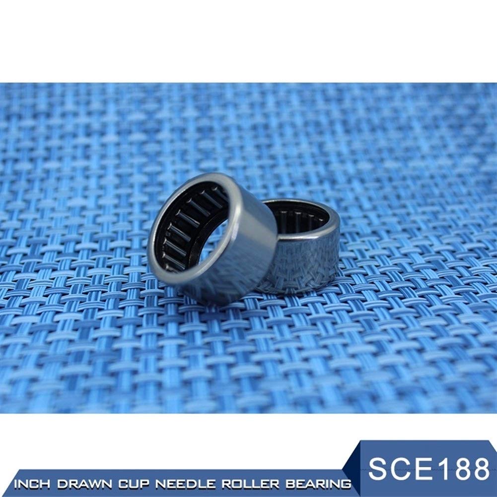JIYAMI'EN EL Rodamientos de Rodillos de Aguja SCE188 rodamientos de Agujas 28.575 * 34.925 * 12.7 mm (5 PC) Dibujado Copa rodamientos de Agujas B188 BA188Z SCE 188