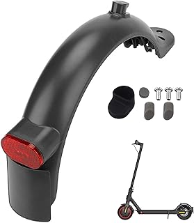 Yungeln Scooter Mudguard + Rear Light Compatible with Xiaomi 1S M365 Pro Scooter - Black