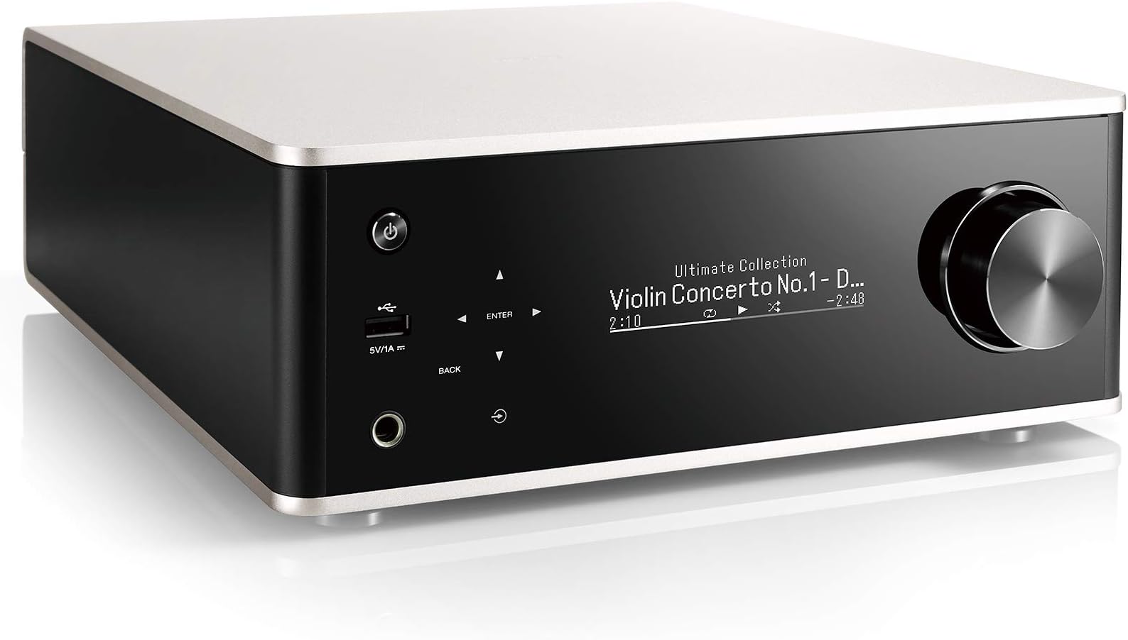 Denon PMA-150H Integrated Network Amplifier - Full Digital Amplification | 70W Power per Channel | HEOS Built-in + Wi-Fi + Bluetooth | USB-DAC and Phono Input | OLED Display, Black