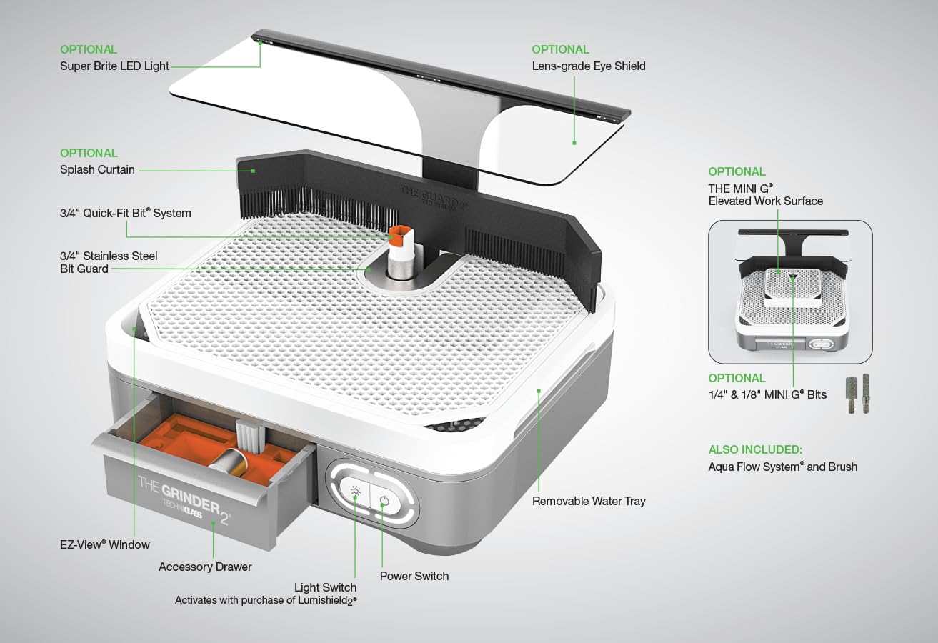The Grinder 2 by Techniglass - For Grinding Glass Projects