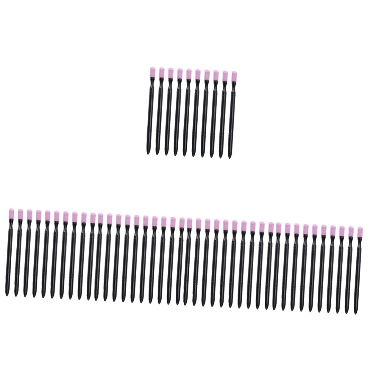 FRCOLOR Set Di 5 Strumenti Per La Rimozione Delle Cuticole Lime Per Unghie Delicate Pietre Lucidanti Per Manicure 10 Pezzi*5