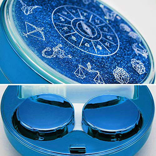 image for Vastsoon Contact Lens Case, Cute Travel Size Eye Colored Contacts Lens