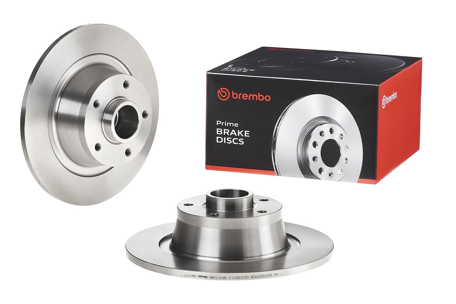 2x Brake Discs Pair Solid Rear 290mm 08.A753.37 Brembo Set 402023273R 432020020R