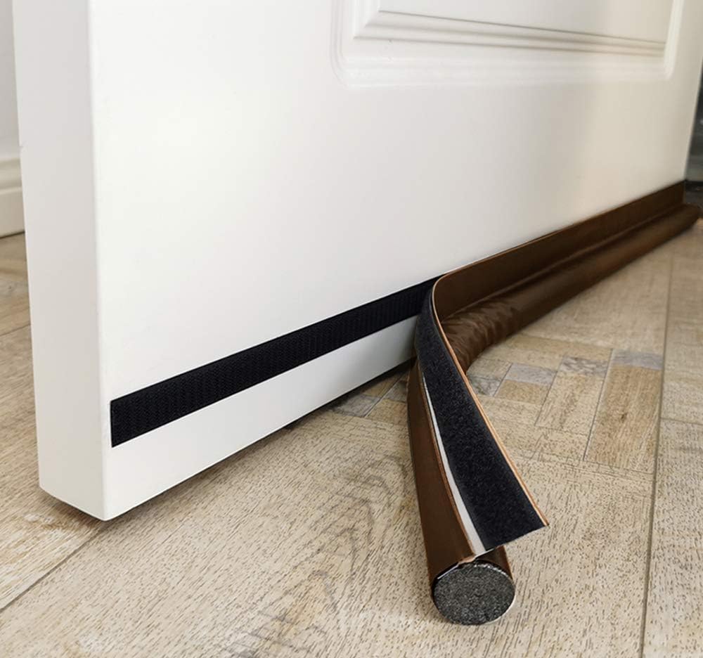 Careopeta Door Bottom Sealing Strip Guard Door Gap Filler Cover Door Seal Draft Stopper Door Seals for Bottom of Door Roll (1 pc, Brown) (B0CL6J3SP5) Amazon Price History, Amazon Price Tracker