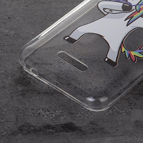 Cover Wiko Lenny 4 SWAG Unicorno Morbido