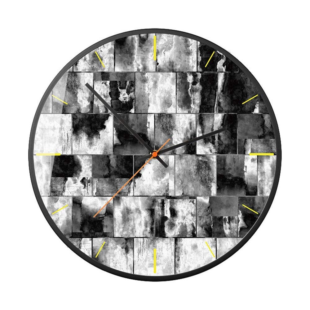 KRXSOBNV wall clock, Abstract Art Wall Clock Creative Decoration Living Room for Office(A)