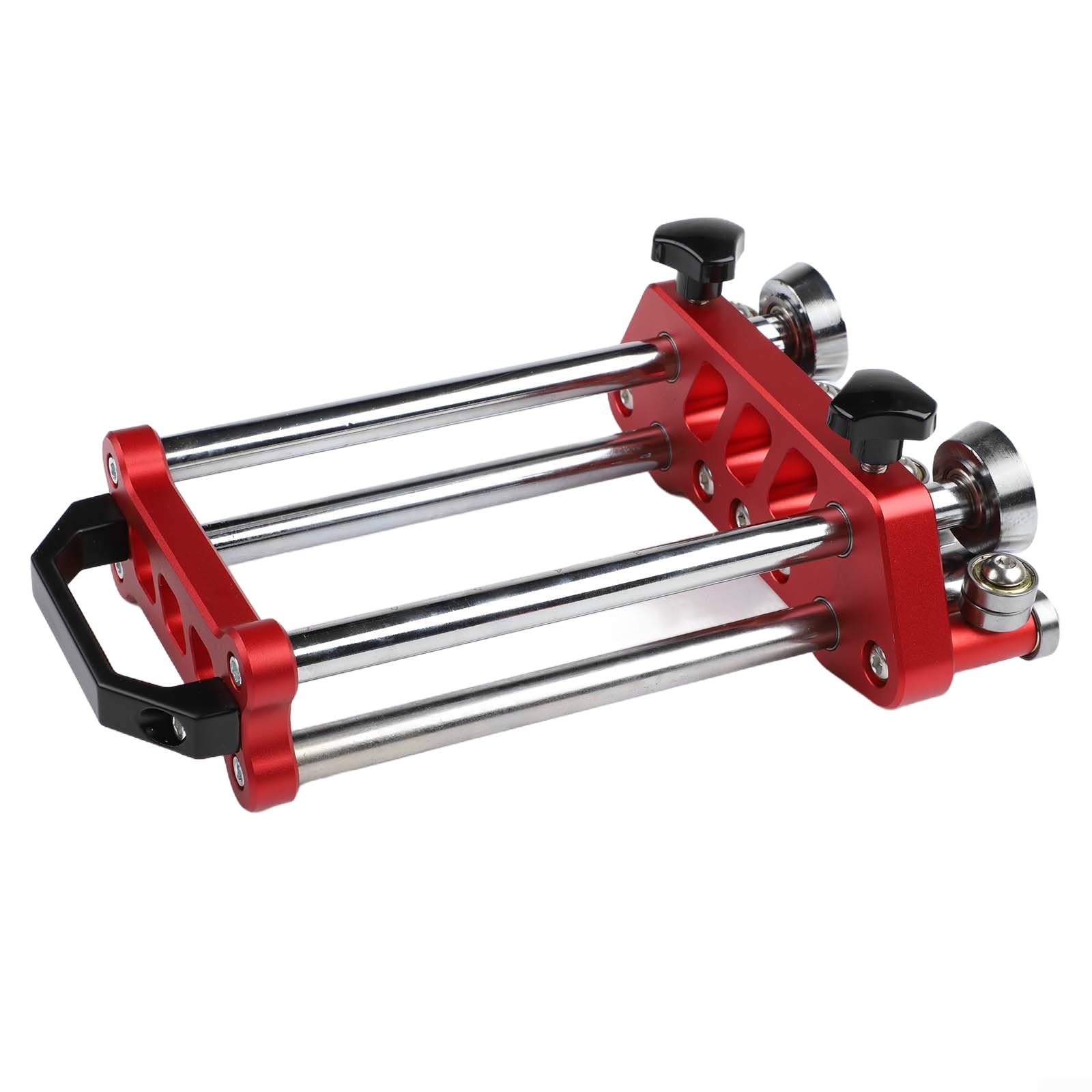 Rodillo de chapa de metal de 2 estaciones para curvas de 0 a 100 grados con medidor de profundidad ajustable y rodillos de acero inoxidable para uso profesional en tareas de modelado de materiales de