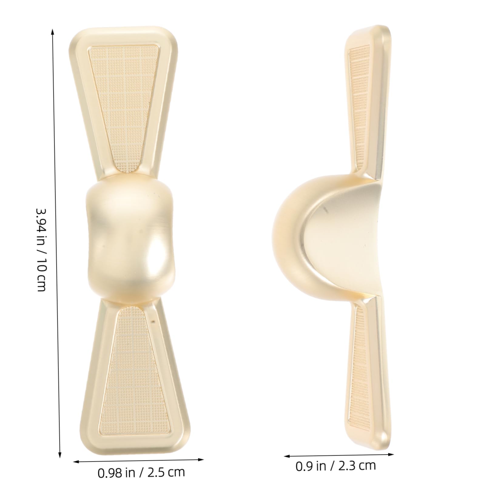 CIYODO Bow Decor Cabinet Handles Metal Drawer Pulls Antiqued Door Knobs Sturdy Zinc Decor