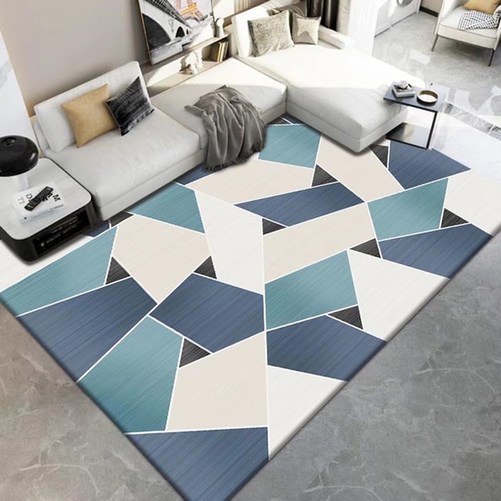Tapis géométrique pour chambre et salon au pied de votre canapé