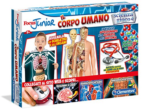 Clementoni 13911 – Le Jeu du Corps Humain (Version en Italien)