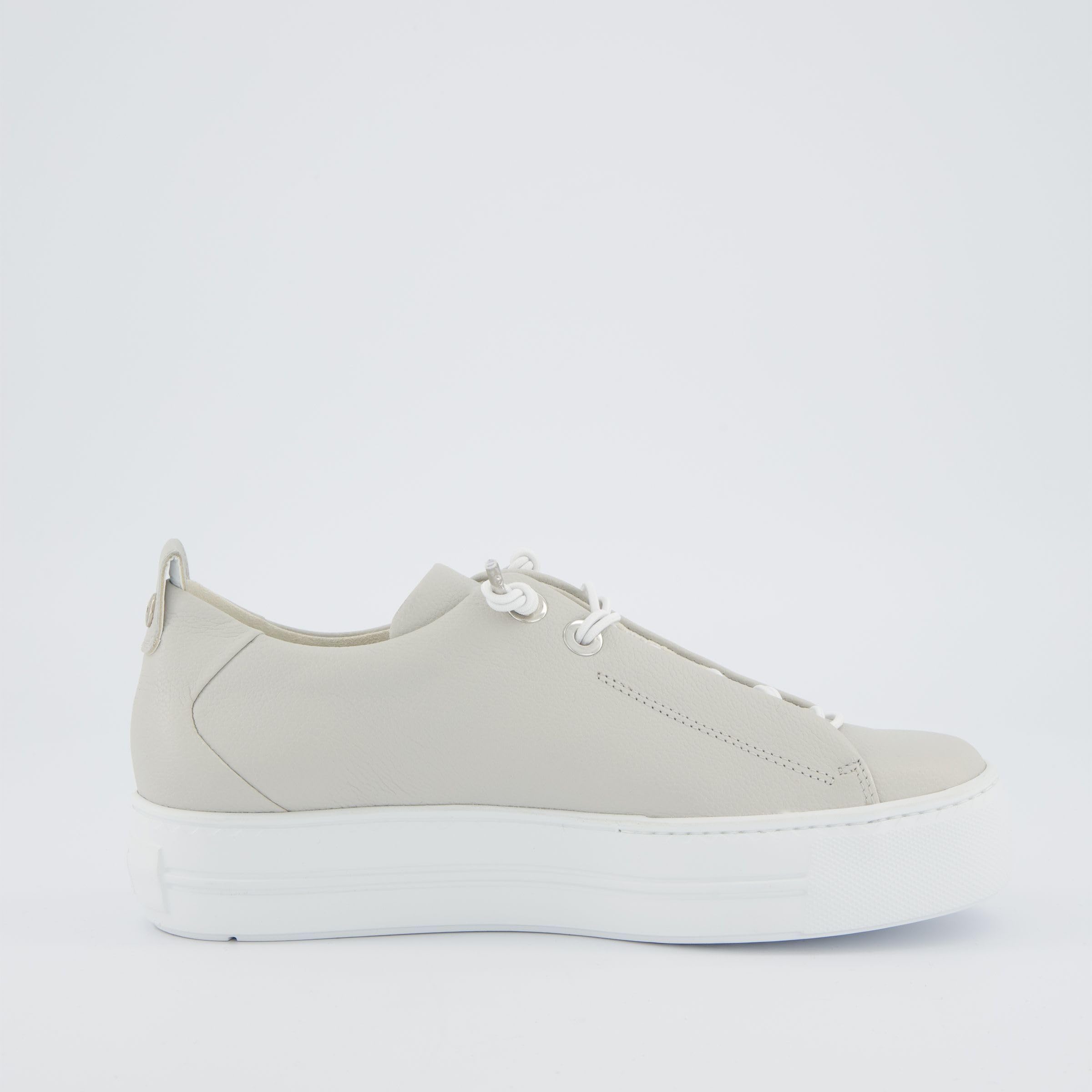 Paul Green Zapatillas 5017-367 Cuero Liso Gris Mujer