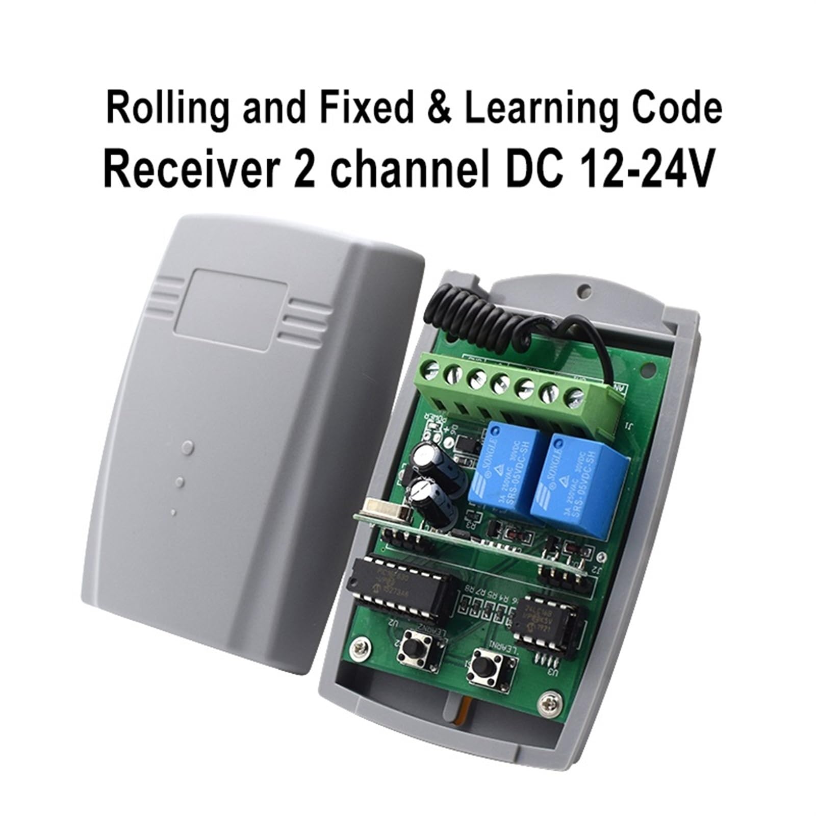 Tastatur Türschloss DC 12V 24V Fernbedienung Empfänger Tür Access Control System Drahtlose Tastatur Mit Fernbedienungen(Remote Control)