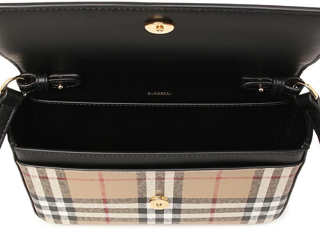 [BURBERRY] [バーバリー] ショルダーバッグ ハンプシャー ブラック レディース 8065481 A1189 [並行輸入品]