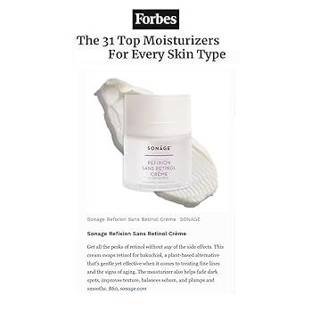 Amazon.com: SONAGE Refixion Sans Retinol Cream | Bakuchiol