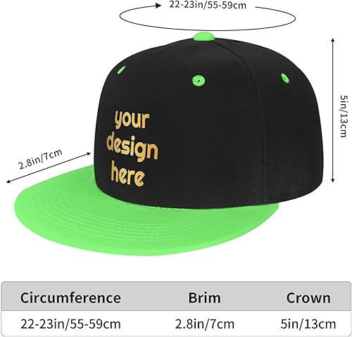 Miniatura 7 de Woaiting Sombreros personalizados para hombres y mujeres, gorra personalizada para diseñar tu propio diseño de imagentextologotipo personalizado