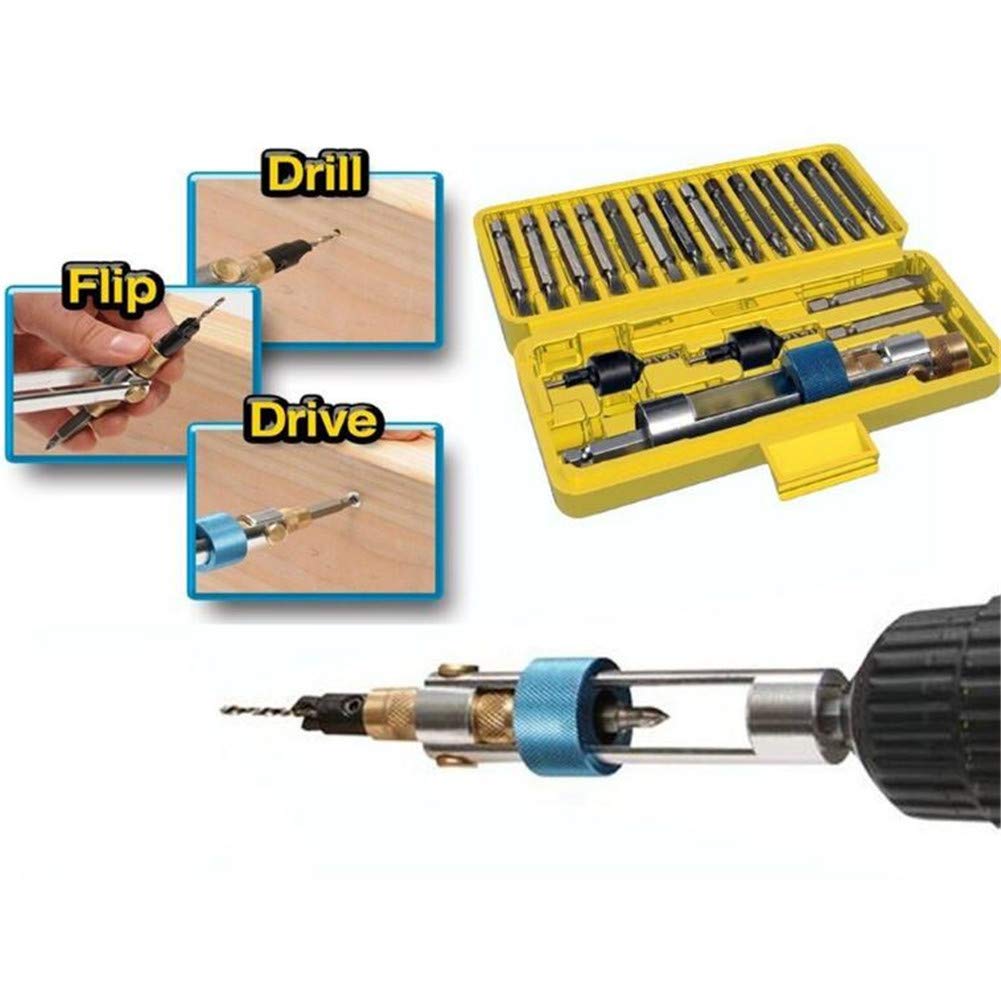 Venus valink 20 Pcs Half Time Drill Speed Screwdriver Kit, Driver